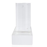 thumbnail of Spender für Damenhygieneartikel, aus stabilem Acrylglas, für Binden und Tampons, abschließbar, weiß, ohne Inhalt