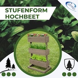thumbnail of Coemo Kleines Vertikalbeet Hochbeet 3 Etagen inkl. Pflanzfolie