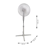 thumbnail of Solis Standventilator, Oszillation, 40 cm Durchmesser, 60 Watt, 3 Stufen