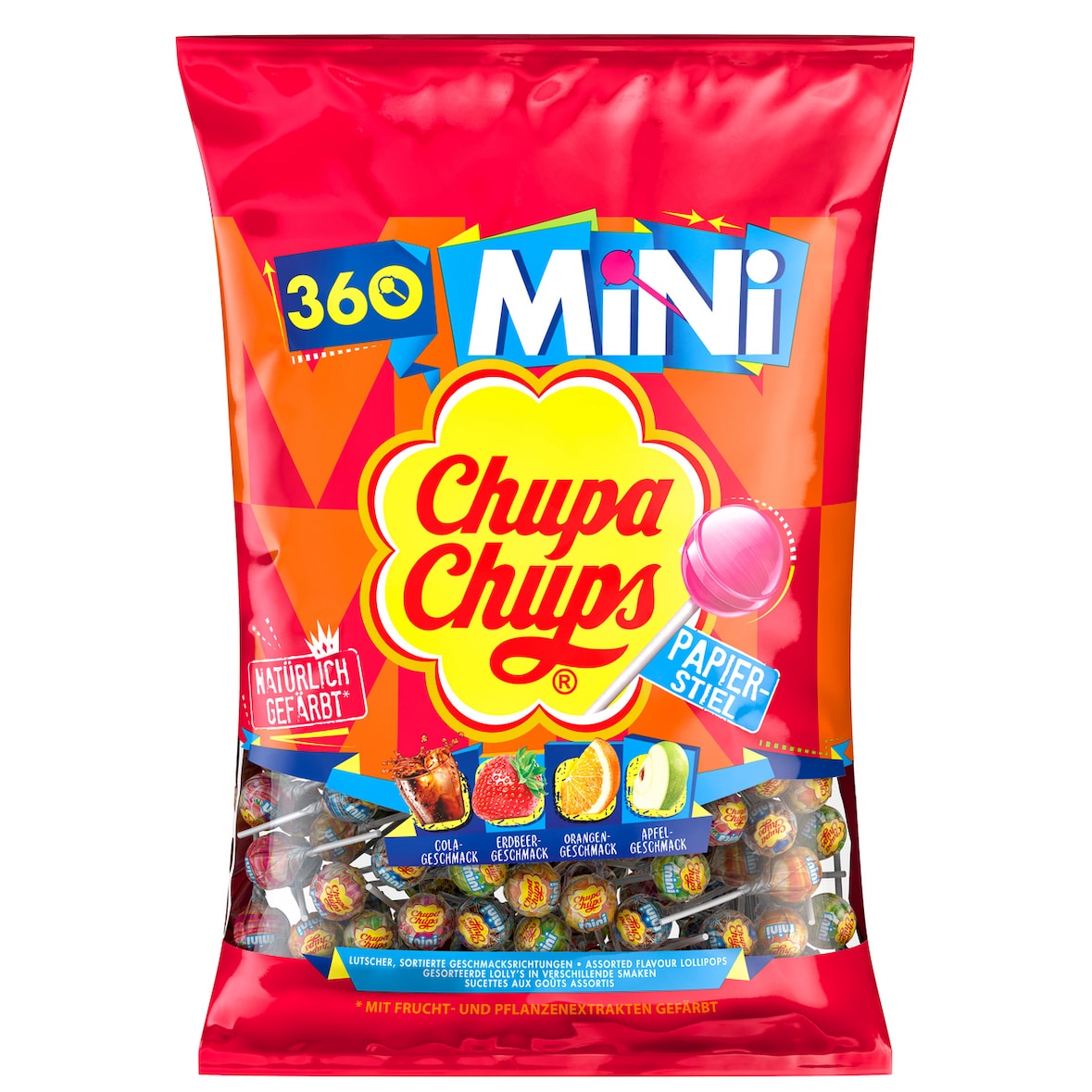 Chupa Chups Lutscher Mini 360 Portionen (2,16 kg)