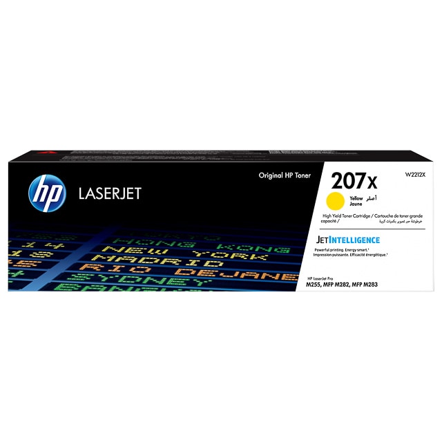 HP W2212X Jaune Cartouche de Toner ORIGINALE - 207X