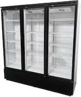 thumbnail of Romux® Glastürkühlschrank MC 1150 Liter 3 Türen Belüftet | Professioneller Getränkekühlschrank mit Glastür & LED