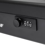 thumbnail of HMF 20017-02 Geldkassette mit Zahlenschloss, 25 x 18 x 8,5 cm, Schwarz