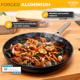 thumbnail of Briebe Black Titanium Set 3 Padelle Antiaderenti Induzione Titanio 18-20-24cm, Alluminio Forgiato, Nero