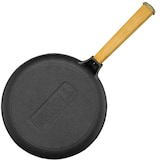 thumbnail of Pfannkuchenpfanne 22 cm Crêpes - Bratpfanne aus  Gusseisen Omlettpfanne Blinipfanne Holzgriff Induktion