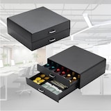 thumbnail of BRASQ Capsulehouder voor Nespresso cups - voor Dolce Gusto cups - Tot 50 cups - Koffiecups houder Zwart - Opbergbox met 2-lades