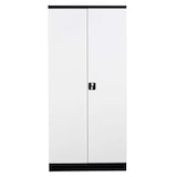 thumbnail of PROREGAL Stahlschrank BEE mit 8 lackierten Fachböden | HxBxT 195x92x42cm | Schwarz-Weiß | Werkstattschrank Werkzeugschrank Aktenschrank