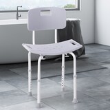 thumbnail of HOMCOM Sedia Doccia in Alluminio Altezza Regolabile 8 Livelli