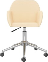 thumbnail of vidaXL Esszimmerstühle 2 Stk. Drehbar Creme Stoff