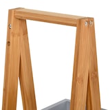 thumbnail of Scaffale Bagno in MDF e Bambù Kleankin con 3 Mensole Grigio