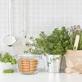 thumbnail of Relaxdays Messbecher Glas, 500 ml, hitzebeständig, mikrowellengeeignet, Skala in Milliliter, Cups, oz, transparent