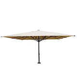 thumbnail of Gastronomie-Luxus-Sonnenschirm HWC-D20, XXL-Schirm Marktschirm, 5x5m (Ø7,2m) Polyester/Alu 90kg ~ creme