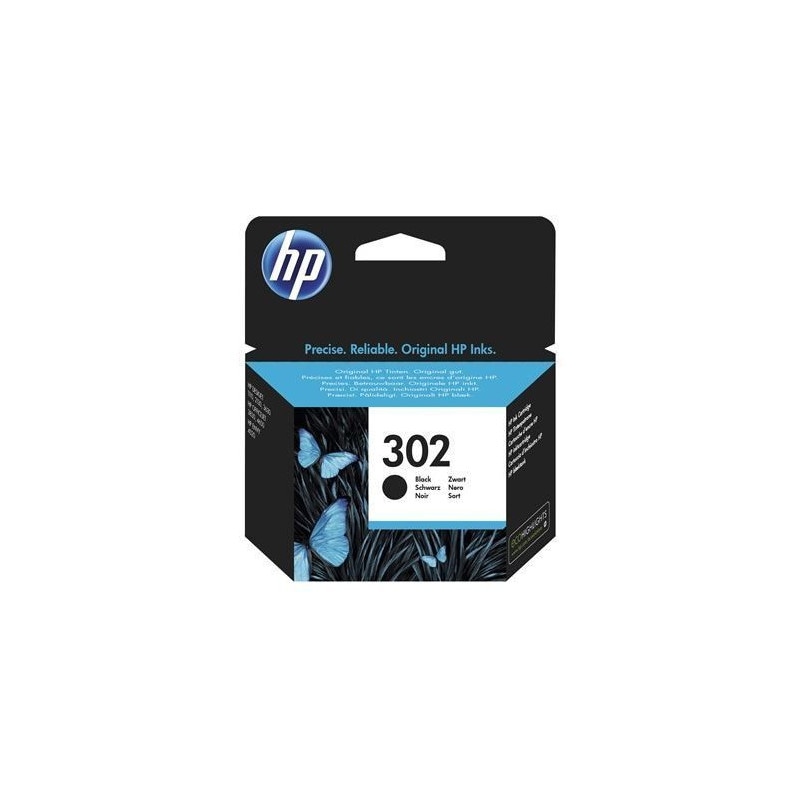 HP F6U66AE Original HP Druckkopfpatrone schwarz (F6U66AE,F6U66AE#ABE,F6U66AE#ACU,F6U66AE#BA3,F6U66AE#UUS,302,302BK,302BLACK,NO302,NO302BK,NO302BLACK)