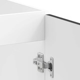 thumbnail of vidaXL Spülenunterschrank Lucca Schwarz Holzwerkstoff