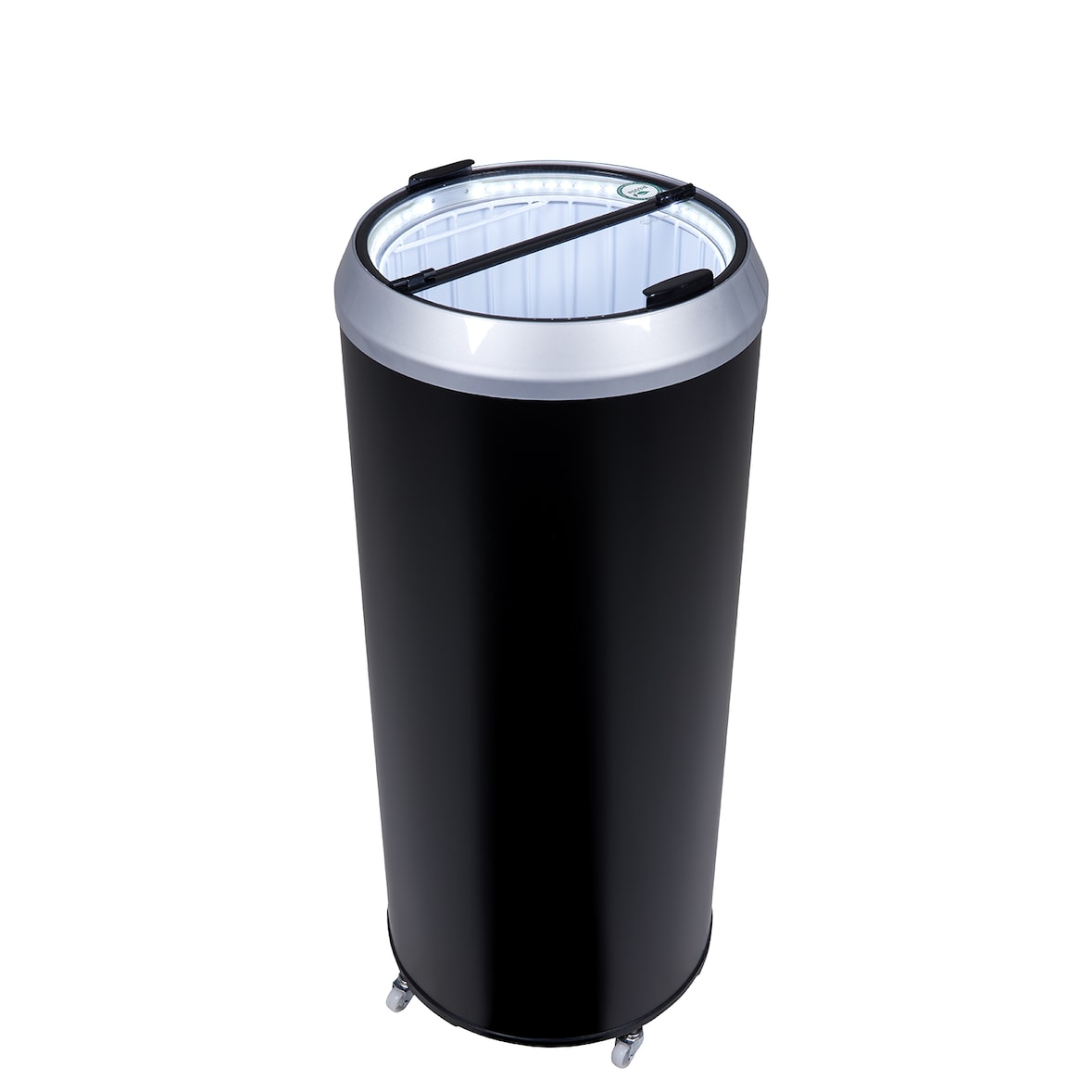 Gastro-Cool - Party Cooler koelkast - LED  - Zwart/Wit - PT75LED - 414500