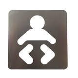 thumbnail of Pictograma marca jami. Pictograma jami aseo cambiador de pañales. inox.