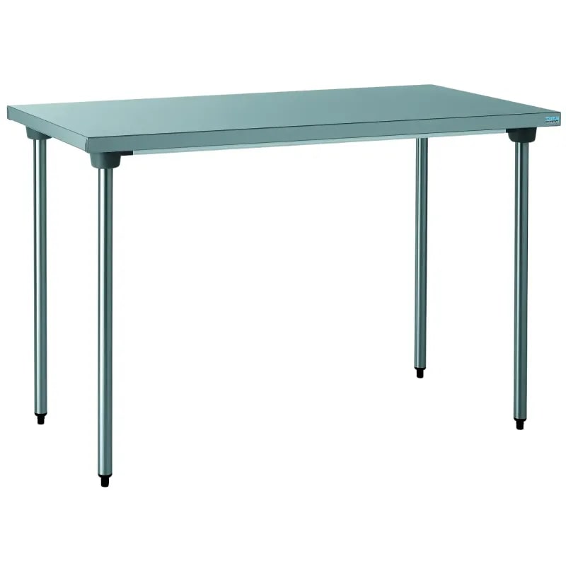 Tournus Arbeitstisch aus Edelstahl, Abm  1400 x 700 x 900 mm  Stärke Edelstahltischplatte 1,2mm