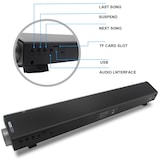 thumbnail of Barre de Son Bluetooth 4.0 Enceinte Sans Fil Double Diaphragme MP3 USB Aux Noir YONIS