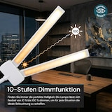 thumbnail of LUXULA LED Tischleuchte LX700158 24 W 3000 - 6500 K einstellbar in warm-, neutral- und kaltweiß (CCT) schwarz