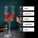 thumbnail of Libbey 12er Set Weinglas -LINEAR- 399 ml, Ø 8 cm, H: 21,5 cm