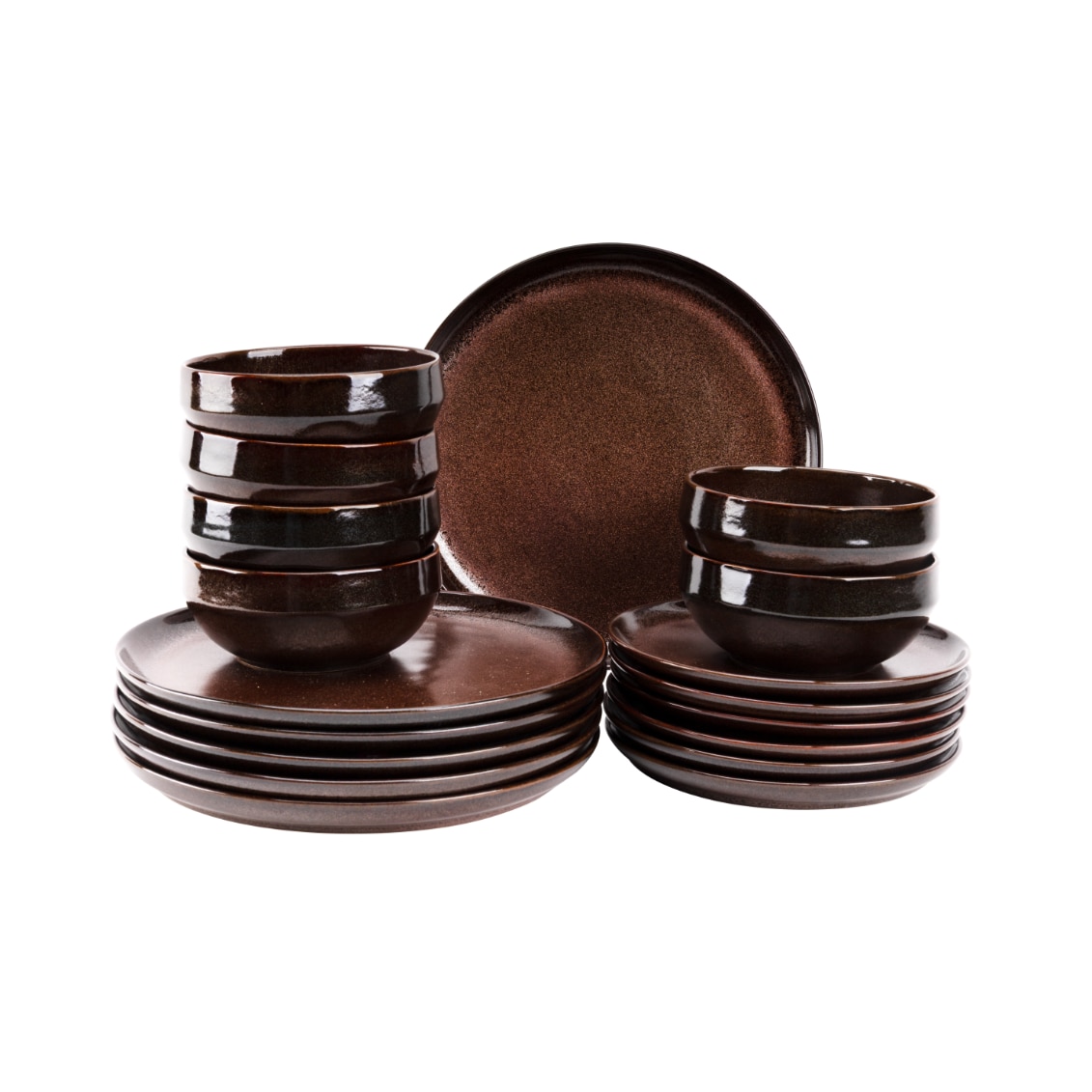 Palmer Serviesset Bama Copper 6-persoons 18-dlg