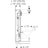 thumbnail of Geberit GIS WC-Element mit Unterputz-Spülkasten UP320, Bauhöhe 1140 mm