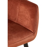 thumbnail of Lot de 2 chaises de salle à manger Emia velours Marron