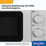 thumbnail of Exquisit Mikrowelle WP 700 J17-3 si | Unterbau | 700 Watt | Drehteller 25,5cm | Silber