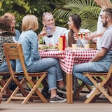 thumbnail of Relaxdays Trinkgläser mit Deckel und Strohhalm, 4er Set Limonadengläser, 500 ml, Retro Sommergläser mit Henkel, bunt