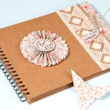 thumbnail of Clairefontaine 3x Album DIY zum Personalisieren, 40 Blatt Kraftpapier 200g im Format 32x24 cm, Umschlag aus Kraftkarton - Kartonbraun 95430C