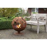thumbnail of Feuerstelle Terrassenfeuer Gartenfeuer Balkonfeuer Gartenzubehör Rostoptik World Firebol  Jet-Line