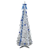 thumbnail of vidaXL Künstlicher Weihnachtsbaum mit 150 LEDs Weiß 180 cm PVC