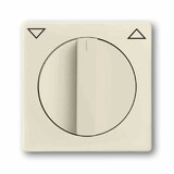 thumbnail of FUTURE LINEAR Drehknopf, Jalousie, elfenbein-weiß, glänzend, Symbol Pfeile