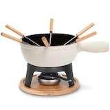 thumbnail of La Fonderie 1890 6-Personen Mont Blanc Fondue-Set aus Gusseisen, Käse- und Schokoladenfondue, 6 Gabeln Kapazität 1.8L