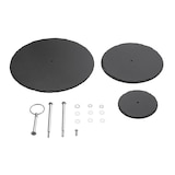 thumbnail of Espositore a 3 livelli OLYMPIA Slate - Nero GF991