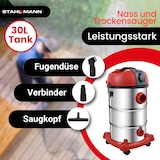 thumbnail of STAHLMANN VAC3300 Industriestaubsauger; 30L Tank, integrierte Steckdose