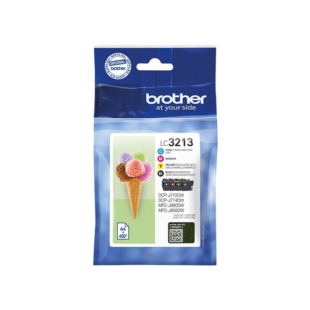 Tinten BROTHER LC3213VALDR BROTHER TINTE (4) CMYK HC