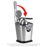 thumbnail of ProfiCook PC-ZP 1154 Zitruspresse Edelstahl, Hebel-/Pressarm, Soft Touch-Griff