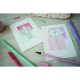 thumbnail of Etui carton de 8 feutres Pen 68, pointe M, couleurs 'cocooning' assorties (8)
