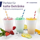 thumbnail of Inoverse 800 stk Trinkbecher, 200ml Plastikbecher, Weiß Einwegbecher 0,2l