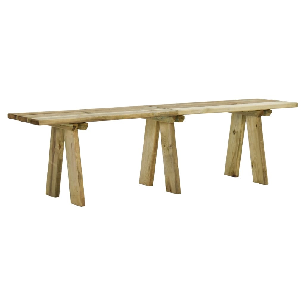 Helloshop26 - Banc de jardin meuble de patio d'extérieur terrasse 160 x 38 x 45 cm bois de pin massif imprégné 02_0011265