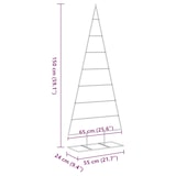 thumbnail of vidaXL Metall-Weihnachtsbaum für Dekorationen Schwarz 150 cm