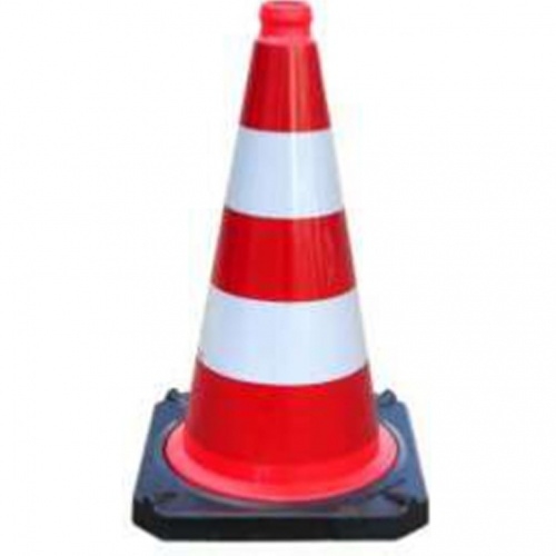 König Werbeanlagen TL-Leitkegel/Pylon, Reflexfolie RA2/B, BAST-geprüft, 750 mm - 750 mm