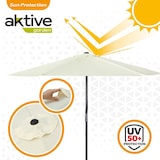 thumbnail of Sombrilla para jardín hexagonal Ø300 cm c/sistema de doble polea Aktive