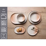 thumbnail of Ritzenhoff & Breker Trio Servierplatte 20 x 13 cm 6er Set - Braun