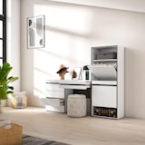 thumbnail of Scarpiera, Mobile Salvaspazio, 187x35x145cm, Camera da letto, Cassettiera, Tavolo da toeletta, Stile moderno, Bianco _ 459_6