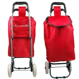 thumbnail of Einkaufstrolley Trolley Einkaufswagen Handwagen Koffer Handgepäck rot klappbar