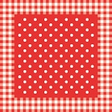 thumbnail of Sovie HOME Tischdecke Anton in Rot aus Linclass® Airlaid 80 x 80 cm, 1 Stück - Karo Punkte