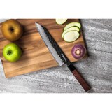 thumbnail of Couteau Sayuto Sequoia San Mai modèle chef 21cm brute de forge