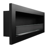 thumbnail of Eingebauter Bioethanol-Wandkamin 120x40 LIVORNO 120 Schwarz